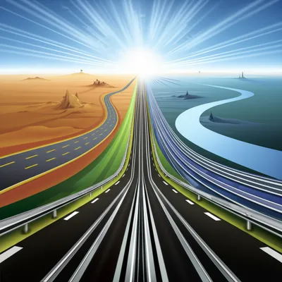 Illustration converging - Image 1