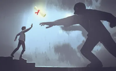 Illustration prejudiced