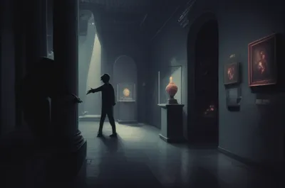 Illustration stealthily