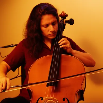 Illustration cellist