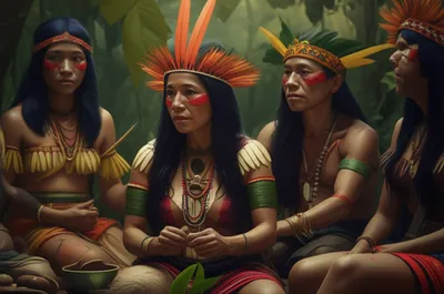 Illustration tribespeople - Image 2