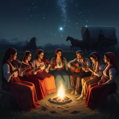 Illustration gypsies - Image 1