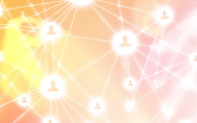 Ilustración visual de la palabra "connections" - Conexión, enlace