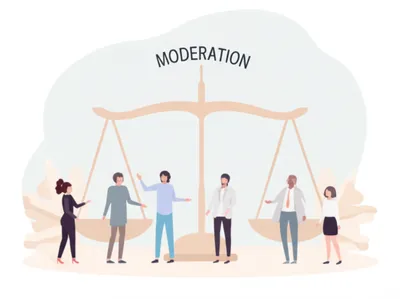 Illustration moderator