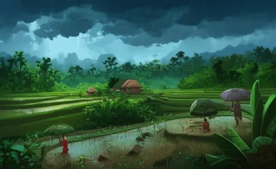 Illustration monsoon