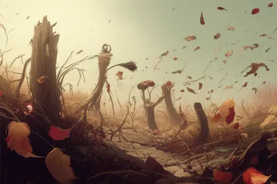 Illustration devastated - Image 1