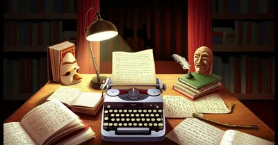 Illustration dramatist