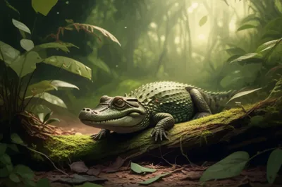 Illustration alligator - Image 1