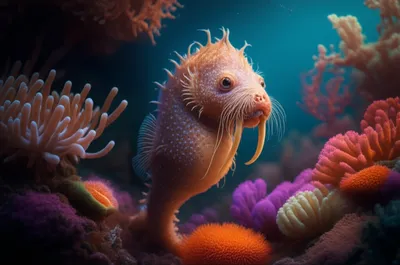 Illustration seahorse