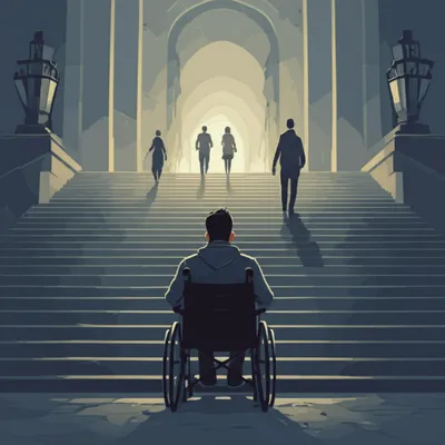 Illustration cripple - Image 1