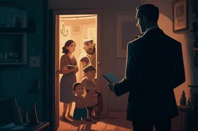 Illustration bailiff - Image 1