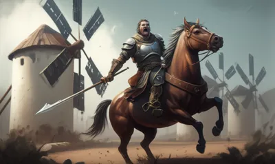 Illustration windmills - Image 1