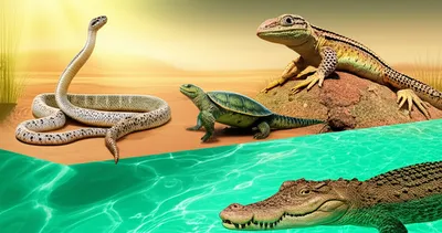 Illustration reptiles