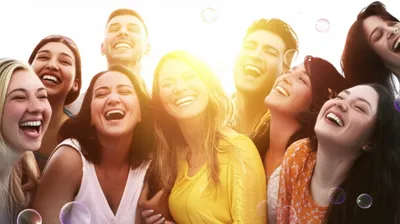 Illustration laughs - Image 1