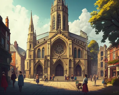 Illustration cathedrals