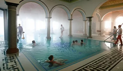 Illustration bathhouses