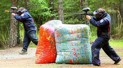 Illustration paintball