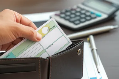 Illustration chequebook