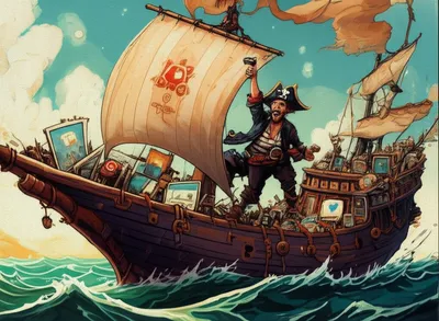 Illustration freebooter - Image 1