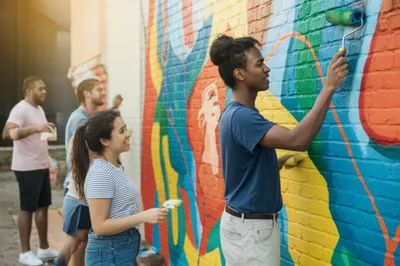 Illustration youths - Image 1