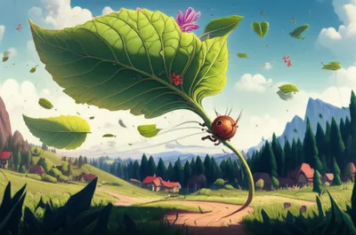 Illustration hitchhiking - Image 1