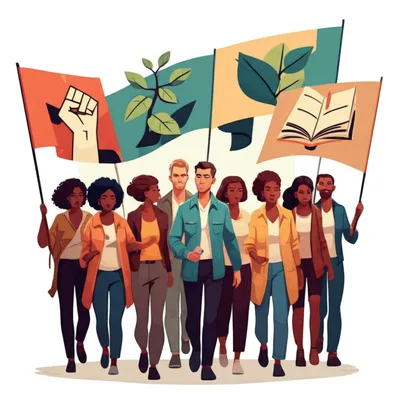 Illustration partisans - Image 1