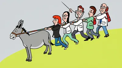 Illustration stubbornly