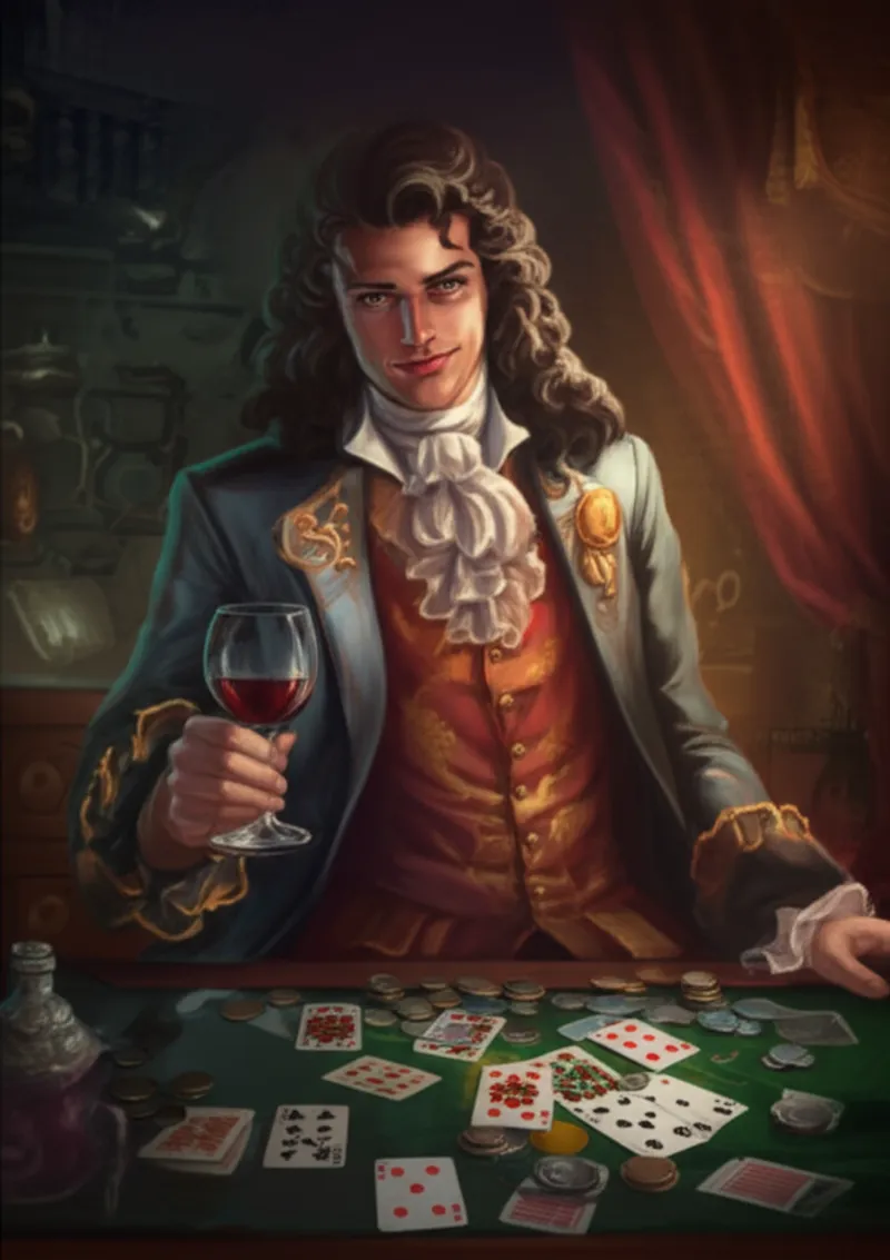 Illustration visuelle de rakish: Débauché, libertin - Image 1