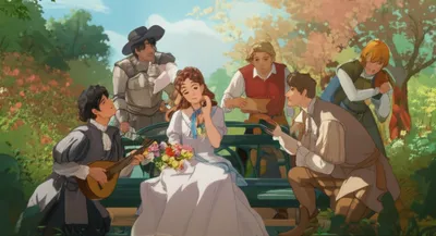 Illustration suitors - Image 1