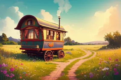 Illustration wagon - Image 1