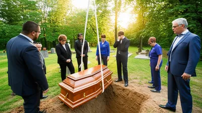 Illustration burial - Image 1