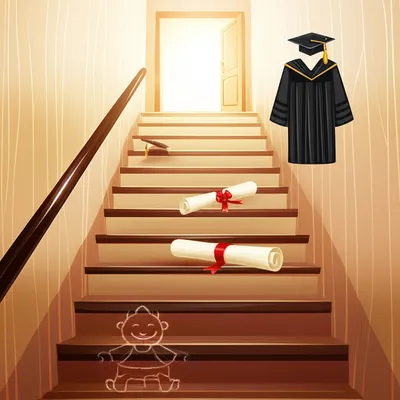 Illustration graduated - Image 1