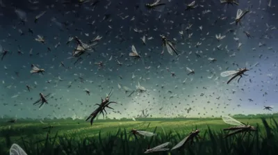 Illustration locusts - Image 1