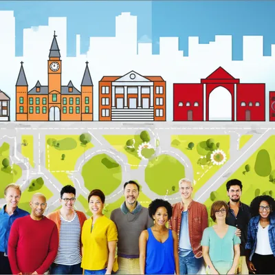 Illustration towns - Image 1