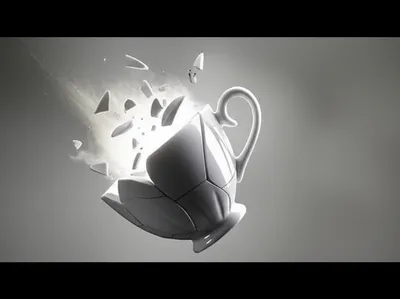 Illustration disintegrated