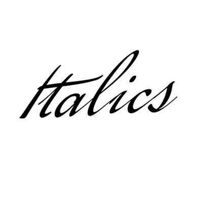 Illustration italics - Image 1