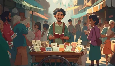 Illustration colporteur