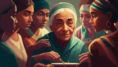 Illustration matriarchal