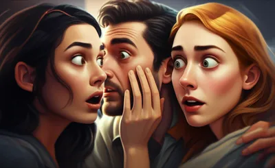 Illustration gossipy - Image 1