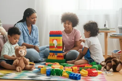 Illustration babysitters