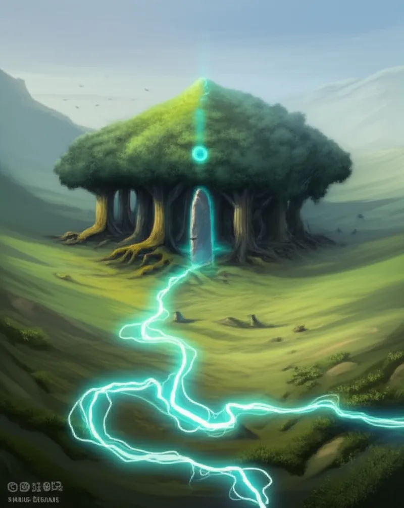 Визуальная иллюстрация ley: Линия лея - Изображение 1