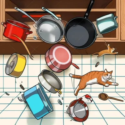 Illustration clattering - Image 1