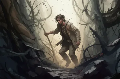 Illustration gauntlet - Image 1