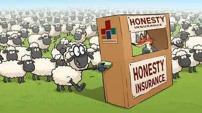 Illustration gullibility