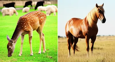 Illustration artiodactyl