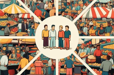 Illustration cents - Image 1