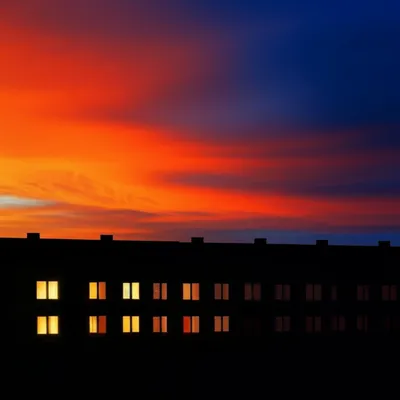 Illustration sunset - Image 1