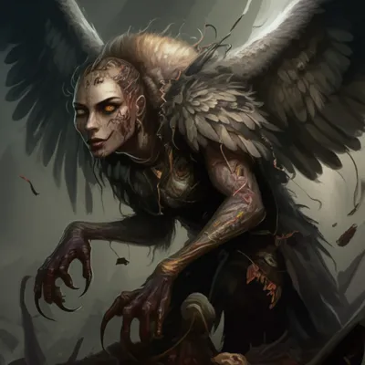 Illustration harpy - Image 1
