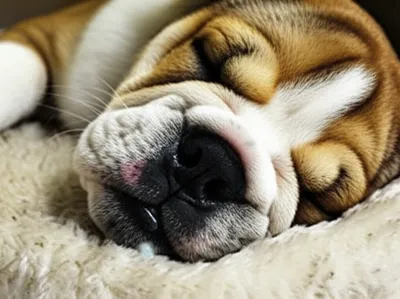 Illustration slobbering