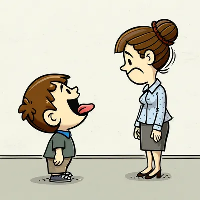 Illustration cheeking - Image 1